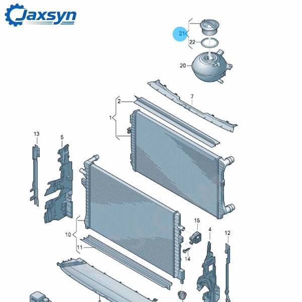 Coolant Expansion Tank Cap - 2Q0121321