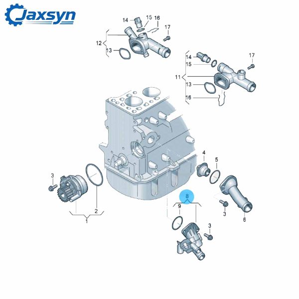 B06 Thermostat Assembly 03L121111F