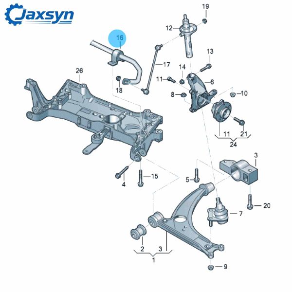 Original Front Rear Sway Bar Bushing